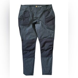 Carhartt Women's Force Stretch Utility Legging XL (16/18) Gray Black